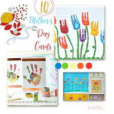 So, today i'm sharing collection of mother's day flower cards for kids to make for their mother and grandmother. 10 Mother S Day Card Ideas Fun Littles