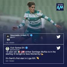 Santiago muñoz (footballer, born 3 june 1999), uruguayan footballer. Soccer Am On Twitter Could Goal The Movie Really Be Coming To The Premier League Newcastle Seem To Be Keeping Their Eyes On 18 Year Old Striker Santiago Munoz Now This Is A