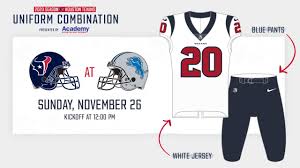 Find a new nfl jersey at fanatics. 2020 Houston Texans Uniform Combination
