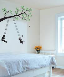 Amazon Com Nursery Easy Apply Wall Sticker Decorations Kids On Tree Swings Home Kitchen Nursery Wall Decals Tree Kids Wall Decals Nursery Wall Decals