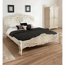 Bordeaux Ivory Shabby Chic Bed French Style Bedroom Furniture Ivory Bedroom Furniture French Furniture Bedroom