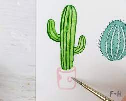 The artist's hand is very important in making the painting and to feel the way the water on the brush moves as the brush creates the ultimate master piece. How To Paint A Watercolor Cactus Plus 5 More Fox Hazel