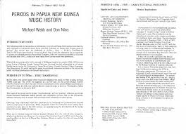 Pdf Periods In Papua New Guinea Music History Don Niles
