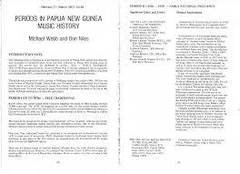 Pdf Periods In Papua New Guinea Music History Don Niles