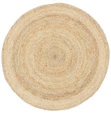 A round rug is designed to be more of a focal point. Sayulita Natural Hand Braided Round Jute Rug