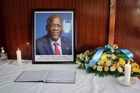 In tanzania, president magufuli was a popular figure. Jirubphn84k5lm