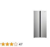 Hamilton Beach HBF2064 20.6 cu ft Counter Depth Full Size Refrigerator,  Side Doors, Stainless