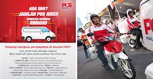 It is one of the leading courier companies which are connecting individuals across the place with its next day delivery service. Permohonan Pos Rider Malaysia Komisen Sehingga Rm10 000 Sebulan