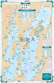 lake champlain north lake fishing chart 12f