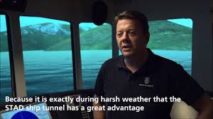 På bildet initiativtaker til å bygge myklebustskipet; Stad Ship Tunnel Youtube