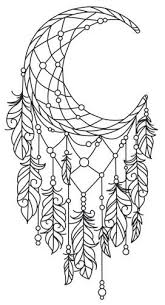 For example, you can frame your dreamcatcher with vines, flowers, or insects. Moonlight Dreamcatcher Coloring Pages Colouring Pages Coloring Books