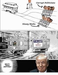 The series usually begins with a scenario in which a runaway tram or trolley is on course to collide with and kill a number of people (traditionally five) down the track, but a driver or bystander can intervene and. Multi Track Drifting With Trump 9gag