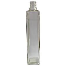 Childproof cap/childproof tamper cap feature: Transparent Rectangle Glass Bottle Screw Cap Rs 14 Piece Vishal Enterprises Id 20892679048