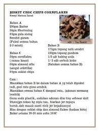 Biskut Choc Chips Cornflake Recipes Cookie Recipes Cake Cookies