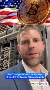Eric Trump shares a rare look inside his Texas #Bitcoin mining facility.,  Watch what he revealed in the tour ⬇️