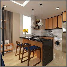 Desain ini menggunakan kitchen set yang banyak menggunakan ukiran. Desain Interior Dapur Minimalis Sederhana Nan Kecil Terbaru Jasa Desain Interior Di Jakarta Rumah Apartemen Kantor Resto Ruko Dll