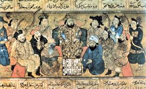 Image result for Persian manuscript chess