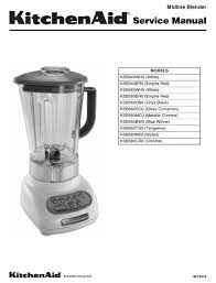 Appliancepartspros.com has been visited by 100k+ users in the past month Kitchenaid Ksb540wh0 Service Manual Pdf Download Manualslib