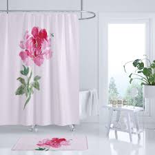 Shop our best selection of floral shower curtains to reflect your style and inspire your home. Peony Shower Curtain Pink Floral Fabric Watercolor Etsy Floral Shower Curtains White Shower Curtain Floral Shower