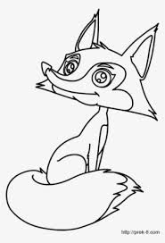 Realistic grey fox coloring page free printable coloring pages. Kawaii Cute Fox Drawing Png Image Transparent Png Free Download On Seekpng