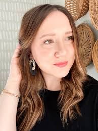 Brooklyn Clay Link Earrings, Handmade Clay Earrings, Boho Clay Earrings,  Neutral Clay Earrings, Clay Earrings