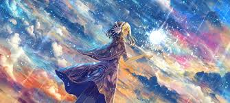 Radio the universe is a minimalist sojourn through a vast city aeons beyond salvation. Wallpaper Fantasy Art Anime Sky Artwork Stars Clouds Magic Nebula Universe Mythology Computer Wallpaper Fictional Character Outer Space 2000x900 Spacechrist123 194776 Hd Wallpapers Wallhere