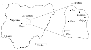 This place is situated in josnorth, plateau, nigeria, its geographical coordinates are 9° 55' 0 north, 8° 54' 0 east and its original name (with diacritics) is jos. 1 Map Of Nigeria And The Location Of The Study Site Around Jos Plateau Download Scientific Diagram
