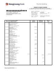 Below are the major currencies available for exchange at hong leong bank. Hl Pay Save I Account 102019 Pdf Hong Leong Pay Save I Account Jeevananda A L Maruthaivelu No 41 Taman Bukit Idaman 27600 Raub Date Tarikh Course Hero