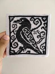 Access needlework patterns to download and you can check your pattern wherever you go. Fo Celtic Crow Took Me Longer Than Expected But Finally Finished Crossstitch