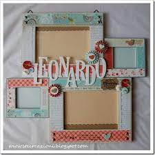 Che Compongono Un Home Decor Altered Scrap Multifoto Ho Unito Quattro Cornici Di Legno Dopo Averle Dipin Idee Per Cornici Cornici Artigianali Cornici