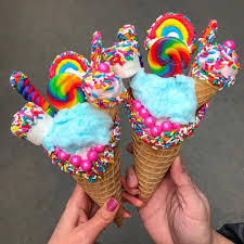 Have U Fed Ur Girlfriend Yet On Instagram There S Always Rainbow After The Rain Feedyourgirlfri Rainbow Desserts Rainbow Ice Cream Cute Desserts