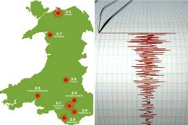 Image of Wales earthquakes
