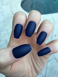 Matte Black And Blue Nail Designs Pin On Nail Art Design
