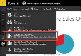 Embed With Report Web Part In Sharepoint Online Power Bi
