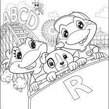 Encourage children to color by providing lots of access to coloring pages and crayons. Printable Leapfrog Coloring Pages