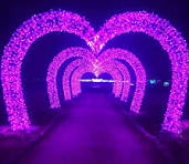 Outdoor 3D Giant Heart-Shaped Christmas Decor Arch Motif ...