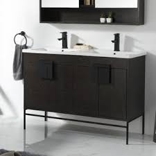 Black bathroom vanities, do you want gorgeous bathroom vanities to improve the ambiance of your bathrooms? Modern Black Bathroom Vanities Allmodern