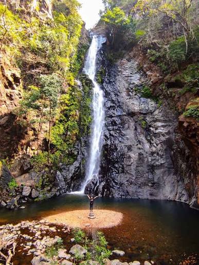 Netravali Waterfalls in Sanguem, Goa