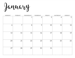 Free Printable 2020 Calendar Monday Start Paper Trail Design Monthly Calendar Printable Free Printable Calendar Monthly Calendar Printables