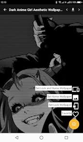 Search free aesthetic black wallpapers on zedge and personalize your phone to suit you. Download Dark Anime Girl Aesthetic Wallpaper Apk Free For Android Apktume Com