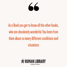 As a Book, you become a part...