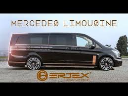 Ertex Luxury Car Design Mercedes V Class Limousine Car Luxury Cars Mercedes