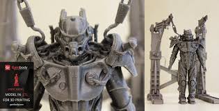 Tesla Power Armor 3d Model Static Miniature Tesla Power Power Armour Power Armor