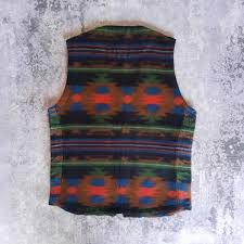 🌟Heritage stone navajo/native america wool vest jacket Vests