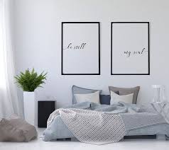 Be Still My Soul Print Set Of 2 Prints Quote Wall Art Prints Etsy Bedroom Decor Home Decor Decor