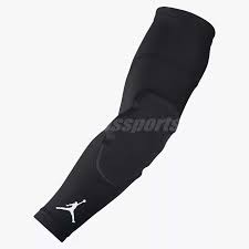 Details About Nike Jordan Padded Elbow Sleeve Basketball Shooter Arm Sleeve Black Nba Men