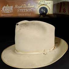 Vintage 1950s 7 5 8 Royal Deluxe Stetson Open Road Fedora Men S Hat Fashion Clothing Shoes Accessories Vintage Hats For Men Mens Fedora Stetson Open Road