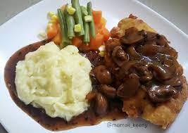 Resep Crispy Chicken Steak Dan Saus Mushroom Blackpepper Oleh Yulita Rivani Mamak Keany Recipe Makanan Dan Minuman Resep Steak