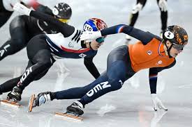 See the men's speed skating 1500m Winter Olympics final in photos