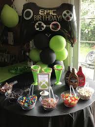 Xbox Birthday Party Ideas Photo 2 Of 9 Catch My Party Xbox Birthday Party Video Games Birthday Party Xbox Birthday Party Ideas